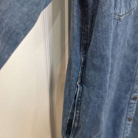 Forever 21 - Denim Woven Shirt Dress - Picture 6 of 12